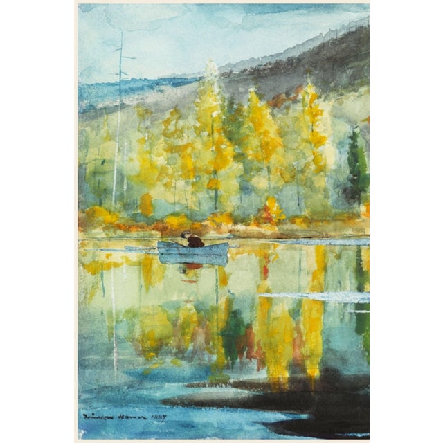 Not Yet Made - Made To Order 1889 Vintage Fall Landscape Art Print With Deer by Winslow Homer - 54" X 36" For Sale - Image 5 of 8