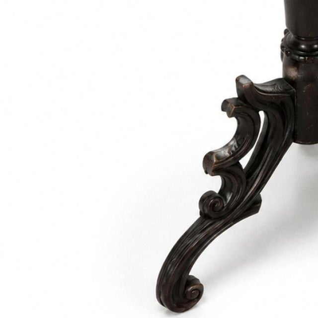 Portuguese Side Table in Chestnut Wood, 19th Century For Sale - Image 3 of 6