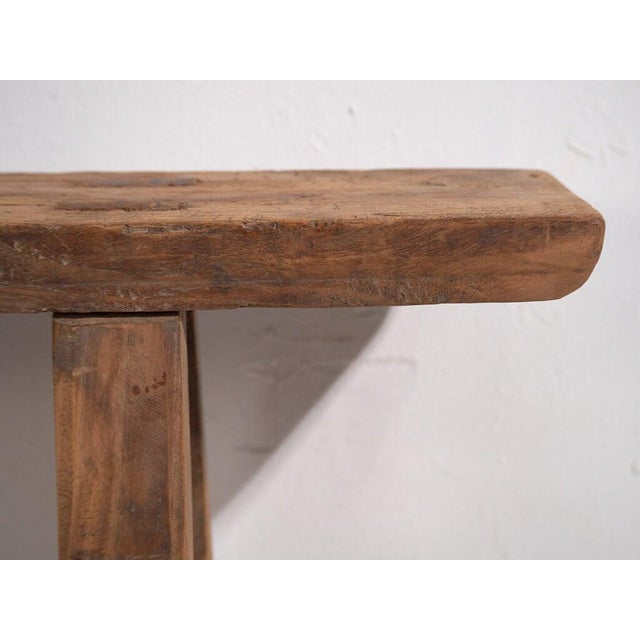 Antique Wooden Bench, 1870s For Sale - Image 6 of 10
