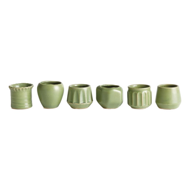 Dezie Mini Pots, Set Of 6 For Sale
