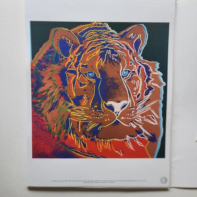 Andy Warhol 1989 Andy Warhol Endangered Species Prints in Original Portfolio For Sale - Image 4 of 12