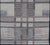 Early 21st Century Modern Scandinavian Flat Weave Rug With Grid Pattern in Gray For Sale - Image 5 of 8