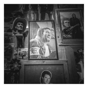 Morgan Silk, Wall of Fame, Nashville, Tennessee, 2014, Black & White Photograph