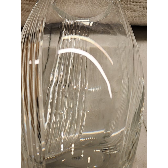 Vintage Lenox 11" Heavy Cut Crystal Vase, 1992 or Earlier – 9.9 LBS For Sale - Image 10 of 18