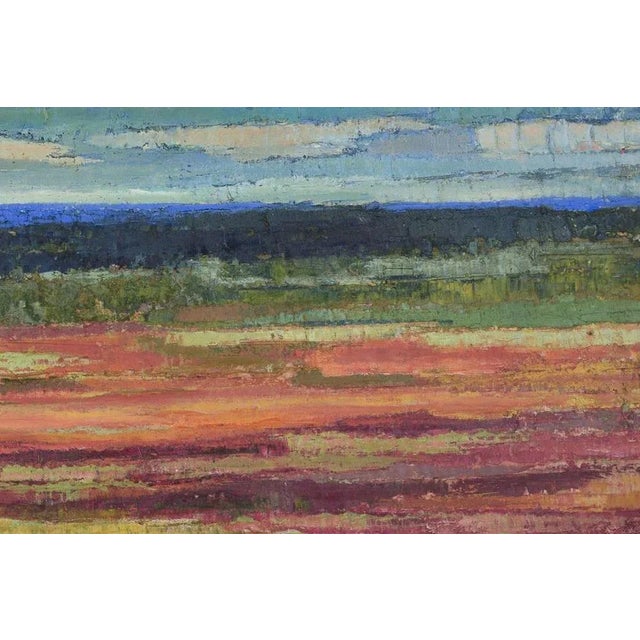 Ola Gerhardt, Abstract Landscape, 1960s-1970s, Oil on Panel For Sale - Image 4 of 10