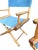 Wood 1960s Maple Folding Directors Camp Chair - A Pair With Original and New Textiles For Sale - Image 7 of 12