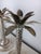 Hollywood Regency Palm Tree Candleholders in Silver-Plated Metal, 1980s, Set of 2 For Sale - Image 3 of 8