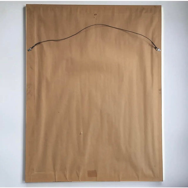 Mid-Century Modern Jo Niemeyer 1977 Edition Partanen Washington International Art Fair Geometric Lithograph Poster Framed For Sale - Image 3 of 3