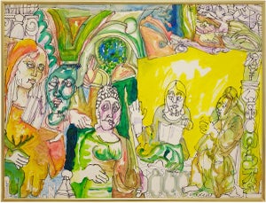 Paul Shimon, Women Who Lunch, Psychedelic Outsider Art