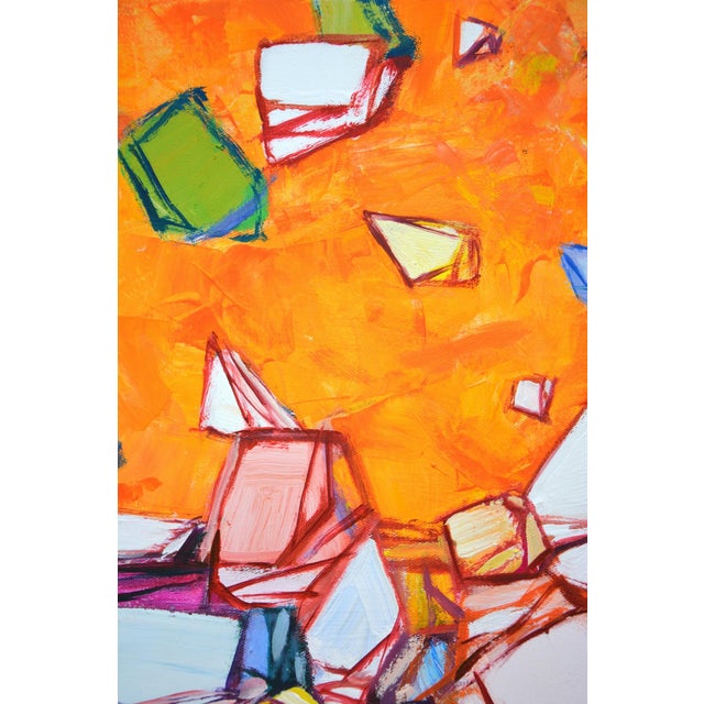 Crystal Labyrinth.Original Modern Hand Painting For Sale - Image 4 of 9