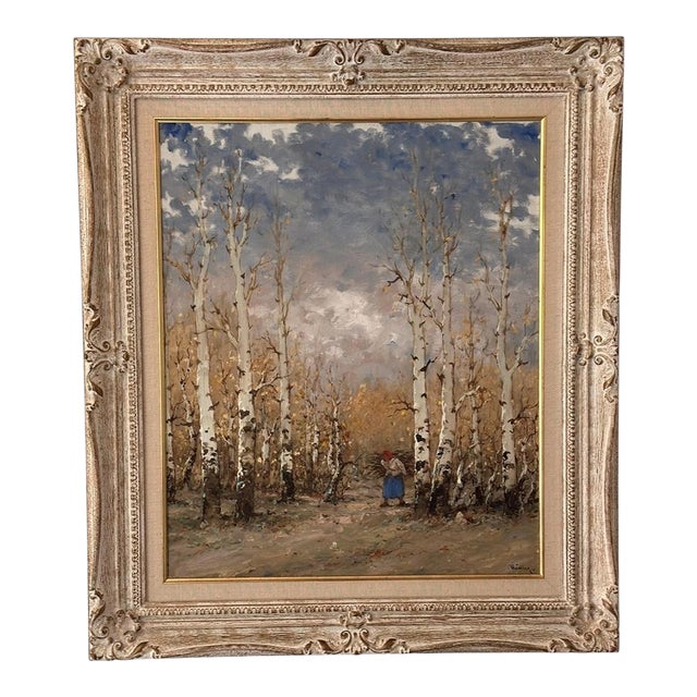 Jozsef Csillag Hungarian Landscape Oil Painting For Sale