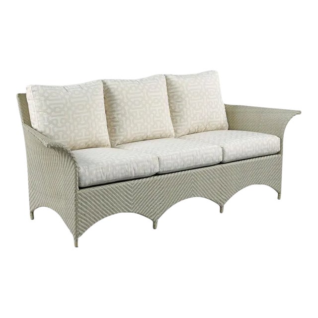 Woodbridge Furniture Ventana Outdoor Sofa, Floral Gray Finish Chairish