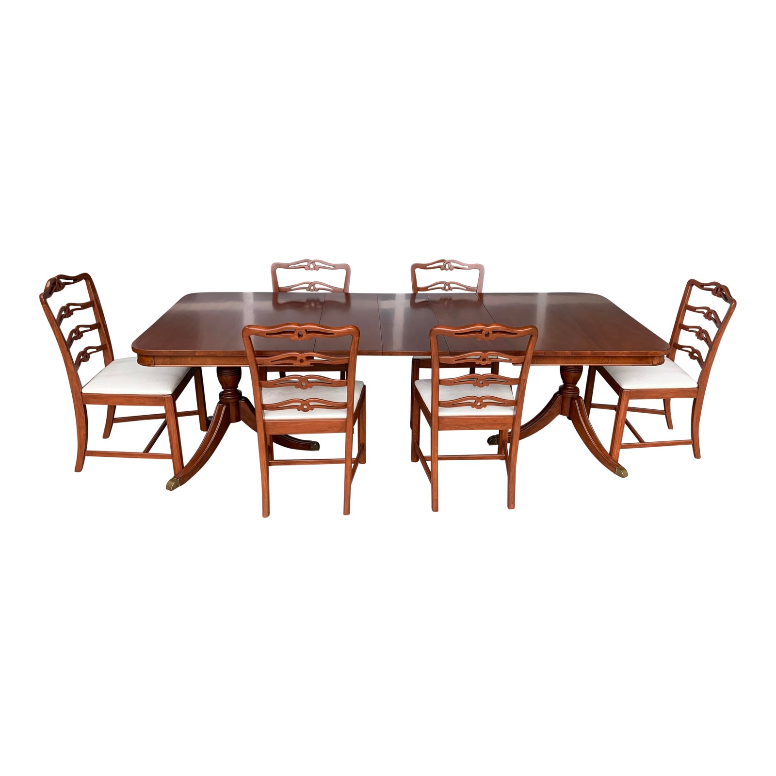 1930 S Mahogany Dining Refurbished Dining Set Chairish