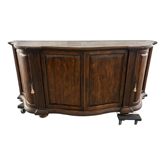 Country French Oak Sideboard or Buffet With Lots of Storage, Mid 20th Century For Sale