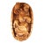Vintage German Wood Carving Monk With Wine Glass For Sale