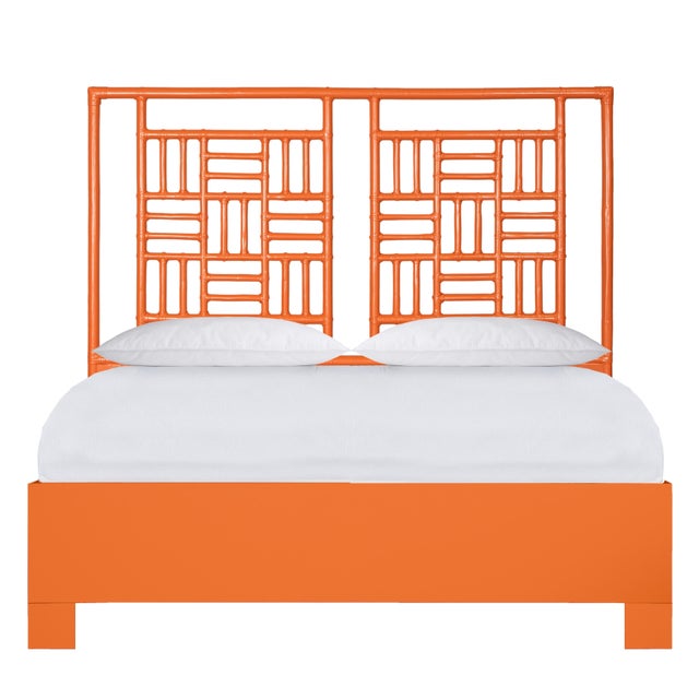 Finn Standard Bed Queen - Orange For Sale - Image 12 of 12