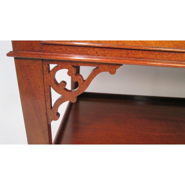 Chestnut 1950s Silver Service Mahogany Chest by Beacon Hill Furniture For Sale - Image 8 of 11