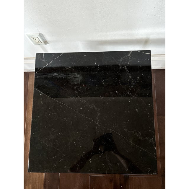 Mid-Century Modern 1990s Florence Knoll Black Marble Coffee Table for Knoll Studio For Sale - Image 3 of 6