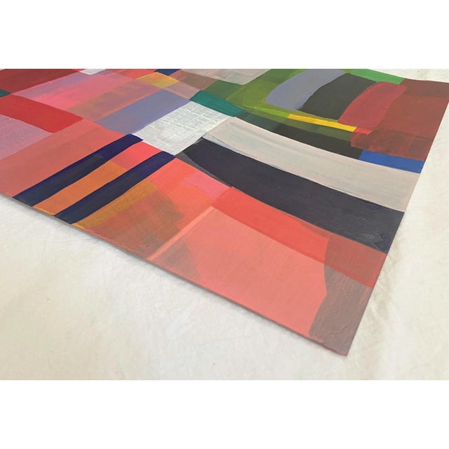 Mid-Century Modern "Candy Jar Series: Chiclet" Original Abstract Acrylic Painting by Poppy Dodge For Sale - Image 3 of 6