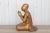 Elegant Burmese Gilded Praying Monk For Sale - Image 9 of 10