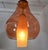 Salmon 1990s Pink and Amber Murano Glass Pendant Lights - Pair For Sale - Image 8 of 13