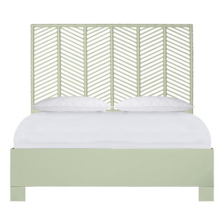 Liam Standard Bed Double - Celery Green For Sale