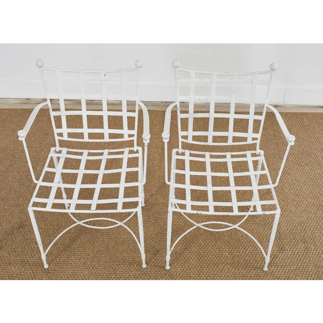 Set of Four Mario Papperzini for Salterini Garden Dining Chairs, Attributed For Sale In Sacramento - Image 6 of 13