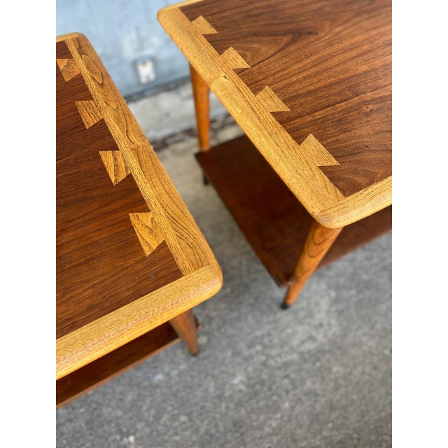 Pair of Lane Acclaim Side Table With Dovetail Detail. The classic lane Acclaim style with one bottom shelf each. These are...