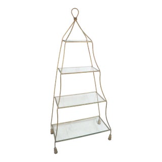 Mid 20th Century Italian Rope Pattern Etagere For Sale