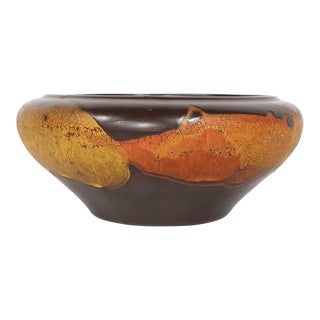 Haeger Earth Lava Wrap Bowl For Sale