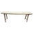 Andrianna Shamaris Long St. Barts Teak Wood Console Table For Sale - Image 15 of 18