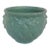 Vintage McCoy Diamond Quilted Aqua Planter For Sale
