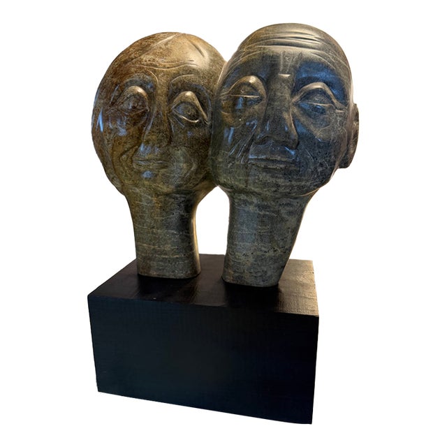 Vintage Doris Sams Stone Sculpture | Chairish