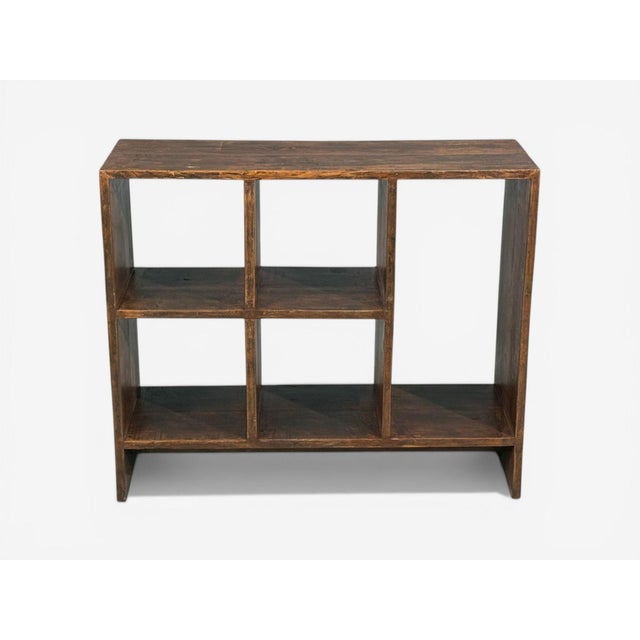 1960s Pierre Jeanneret, 5-Hole File Rack or Bookcase, Teak, Chandigarh, 1960s For Sale - Image 5 of 8