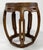 Chinoiserie Vintage Asian Carved Wood Garden Stool For Sale - Image 3 of 11