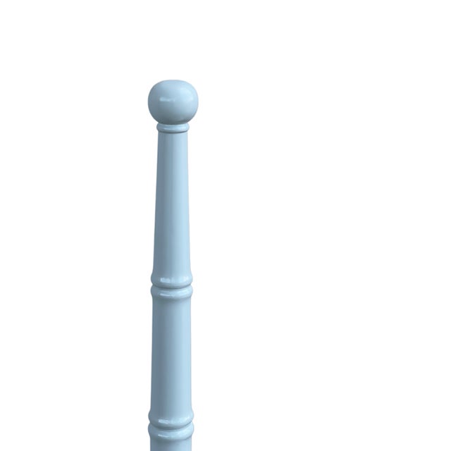 1950s Lacquered Vintage Faux Bamboo Library Ladder For Sale - Image 5 of 8