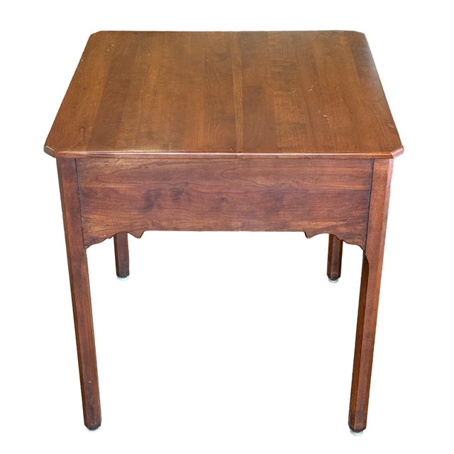 Lexington Furniture Pair of Vintage Lexington Bob Timberlake Solid Cherry Two-Drawer End Tables / Side Tables - 26"w X 17"d X 25"h For Sale - Image 4 of 18