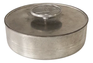 Lidded Box by Carl-Einar Borgström for Ystad-Metall, 1938