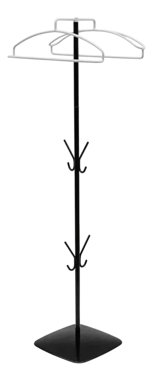 Vintage Black and White Valet Stand, 1970s