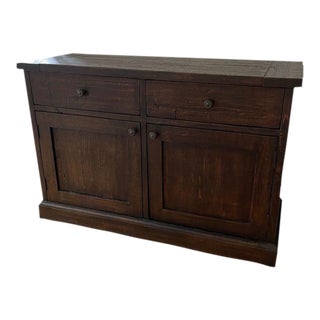 Restoration Hardware Salvaged Wood 54” Sideboard For Sale