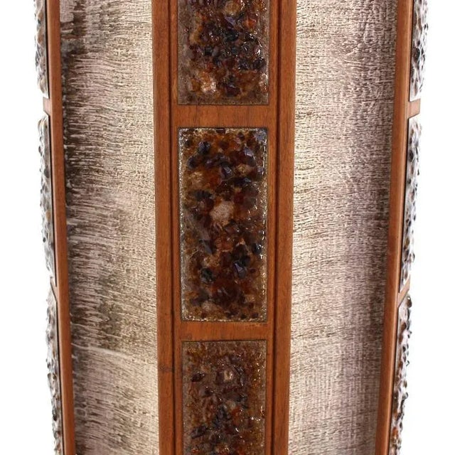 Mid-Century Modern Glazed Pottery Mid-Century Modern Table Lamp For Sale - Image 3 of 9