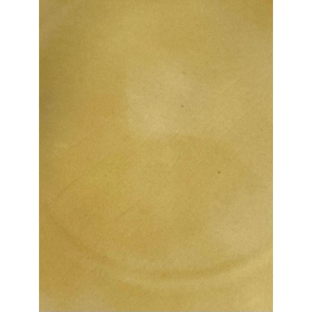 Vintage Vallona Starr California Snack Set, Yellow Floral Luncheon Plates & Cups (Set of 3), 1940s–50s For Sale - Image 12 of 12