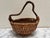 Farmhouse Vintage Asian Rustic Decor Basket With Branch Handle For Sale - Image 3 of 8