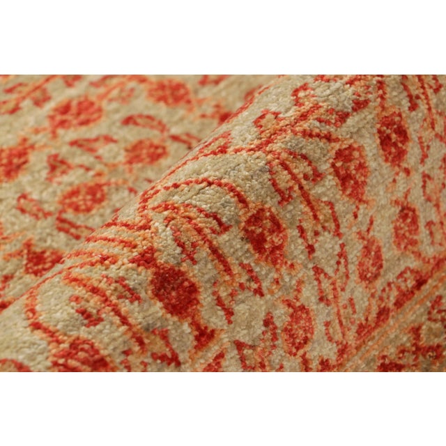 Rug & Kilim’s Khotan Style Rug in Beige-Brown With Pomegranate Patterns For Sale In New York - Image 6 of 7