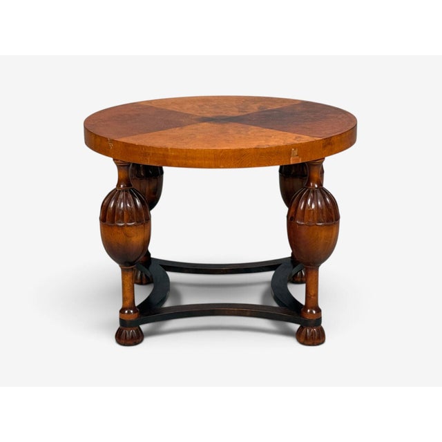 Swedish Modern, Coffee Table, Stained Birch, Sweden, 1930s For Sale - Image 10 of 14