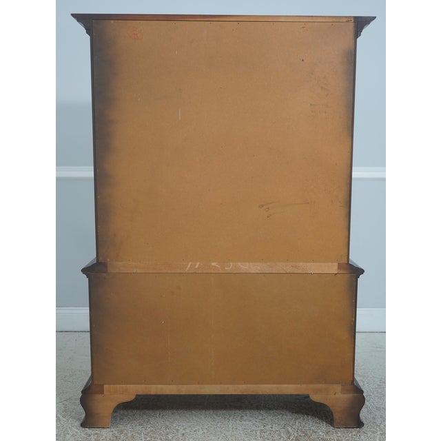 Pennsylvania House Cherry Chest on Chest Design High Chest For Sale - Image 14 of 15