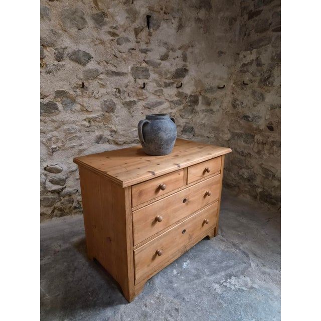 Antique Rustic Pine Chest of Drawers, 1890s For Sale - Image 10 of 18