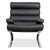 Set of Leather and Chrome Sinus Armchair and Ottoman from COR For Sale - Image 9 of 14
