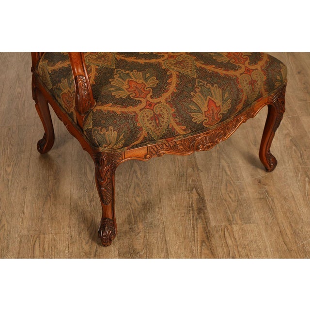 Woodmark Originals Italian Rococo Style Pair of Armchairs For Sale - Image 12 of 18
