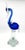 Glass Large Vintage Cobalt Blue Murano-Style Art Glass Crested Bird Sculpture – Hollywood Regency / Coastal For Sale - Image 7 of 12